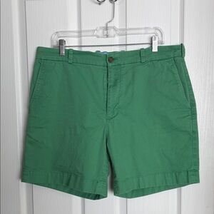 Brooks Brothers Kelly Green Cotton Chino Shorts